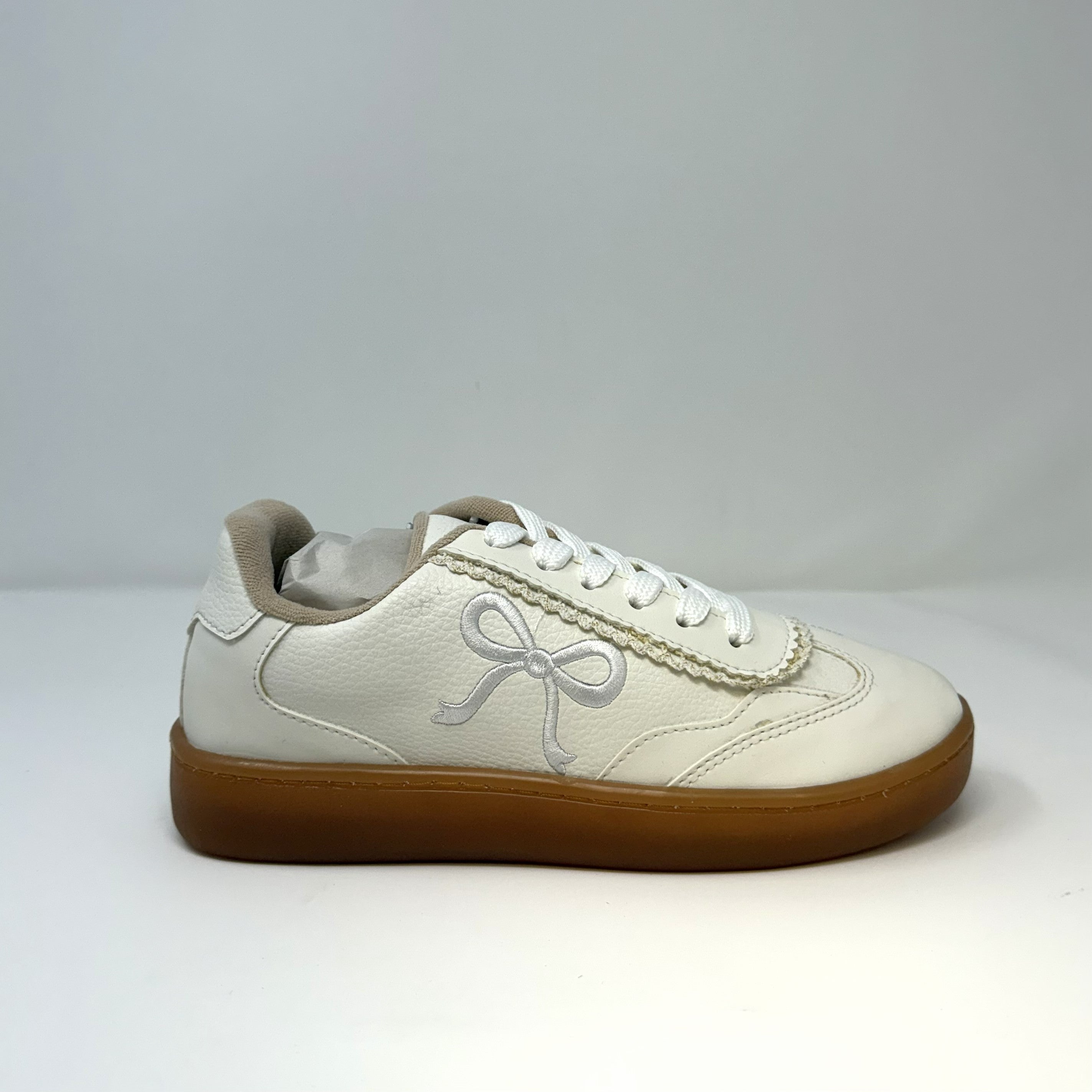 White Sneaker with Bow